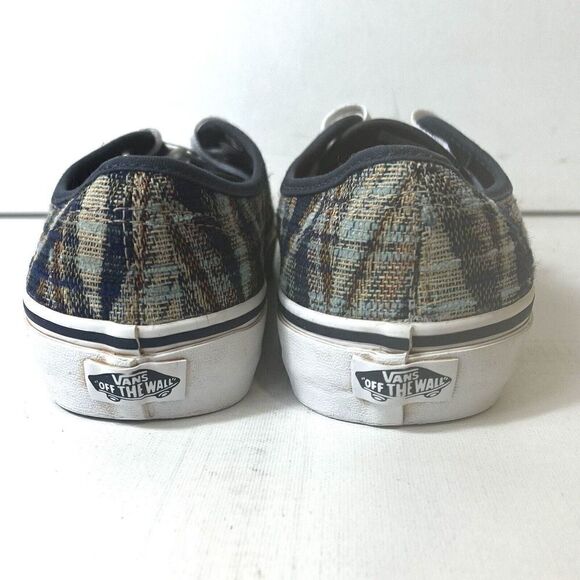 VANS Off The Wall Womens 9.5 Diagonal Stripes Low Top Sneaker Skate Shoe Lace Up - Picture 9 of 11